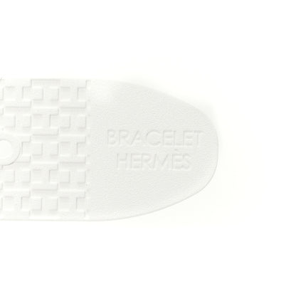 Hermes Rubber 36mm Large Cut Single Tour Band White 3 of 5