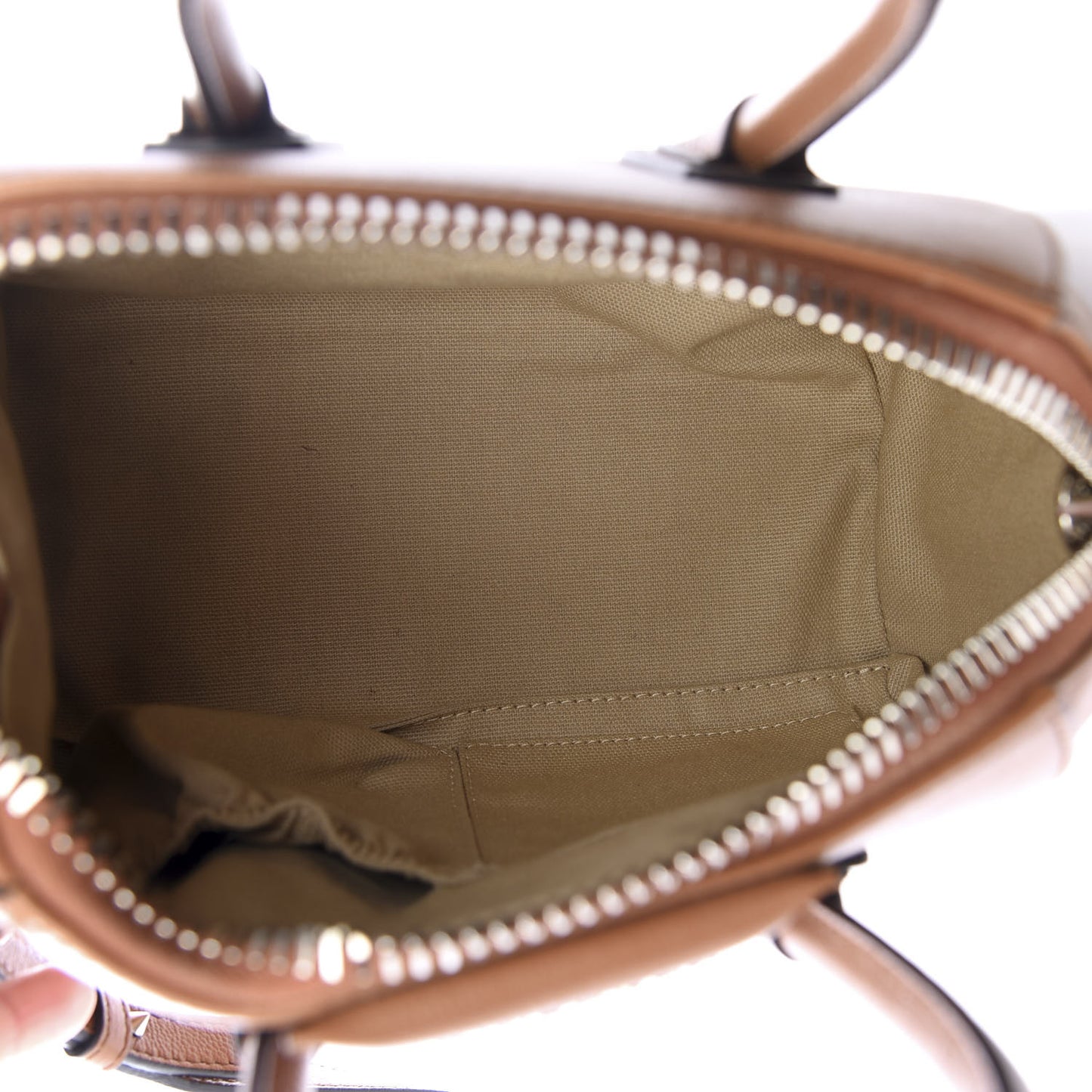 Sugar Goatskin Mini Antigona Caramel