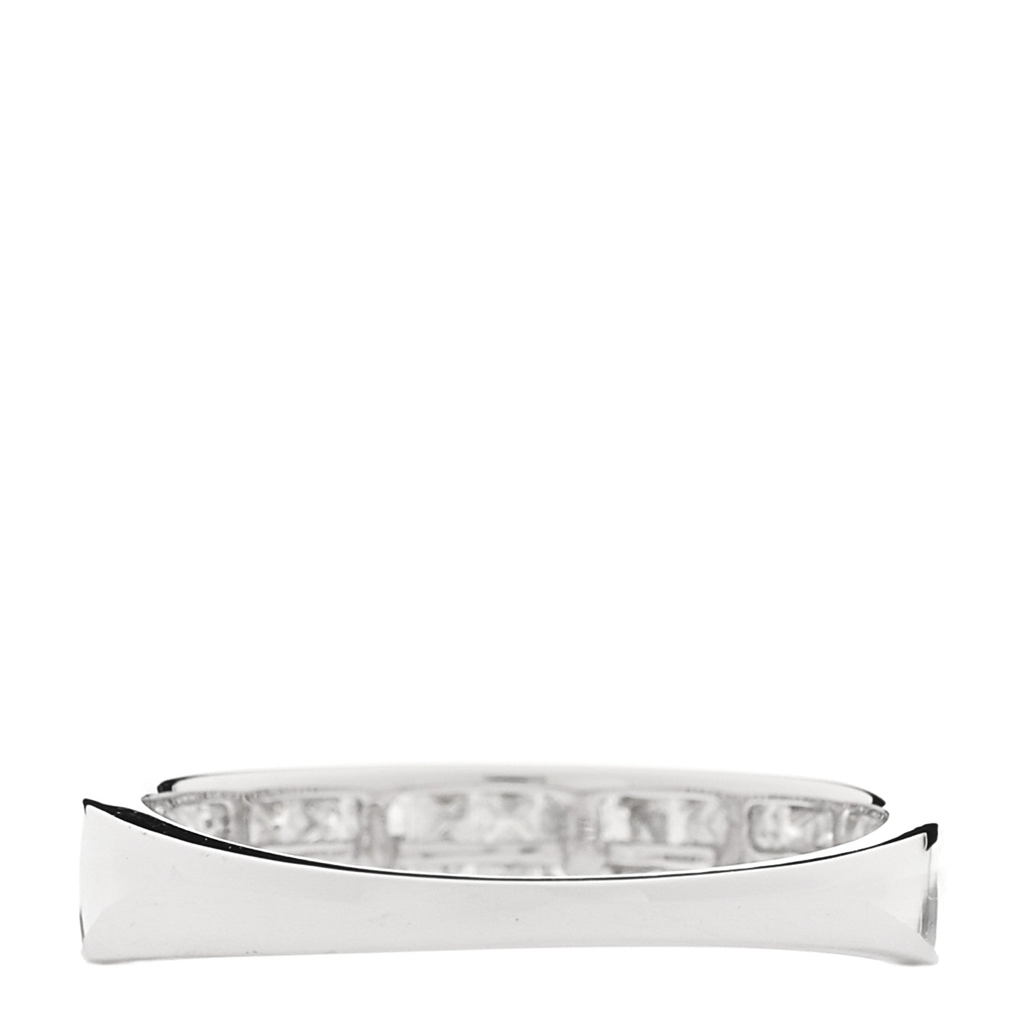 Parker & West by FASHIONPHILE 18K White Gold Diamond .80ctw Princess Cut Half Eternity Band Ring  52 6 4 of 9