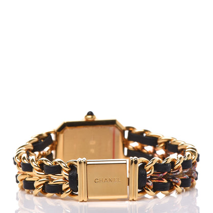 Chanel Stainless Steel Lambskin 20mm Chain Premiere Quartz Watch Gold L 4 of 7