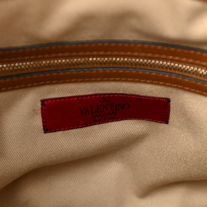 Valentino Garavani Vitello Rockstud Dome Satchel Deep Cuir 7 of 14