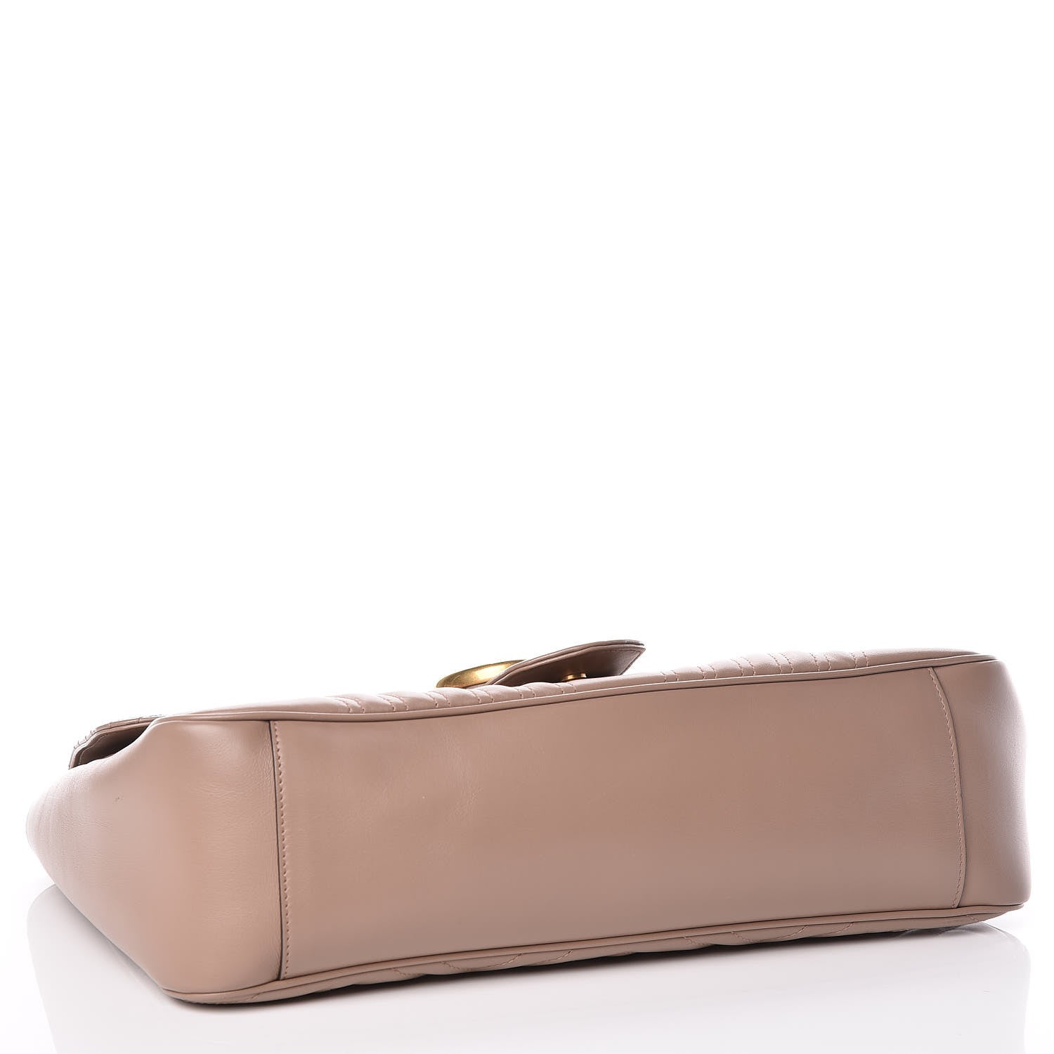 Gucci Calfskin Matelasse Large GG Marmont Shoulder Bag Porcelain Rose 4 of 11