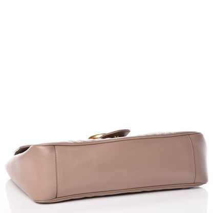 Gucci Calfskin Matelasse Large GG Marmont Shoulder Bag Porcelain Rose 4 of 11