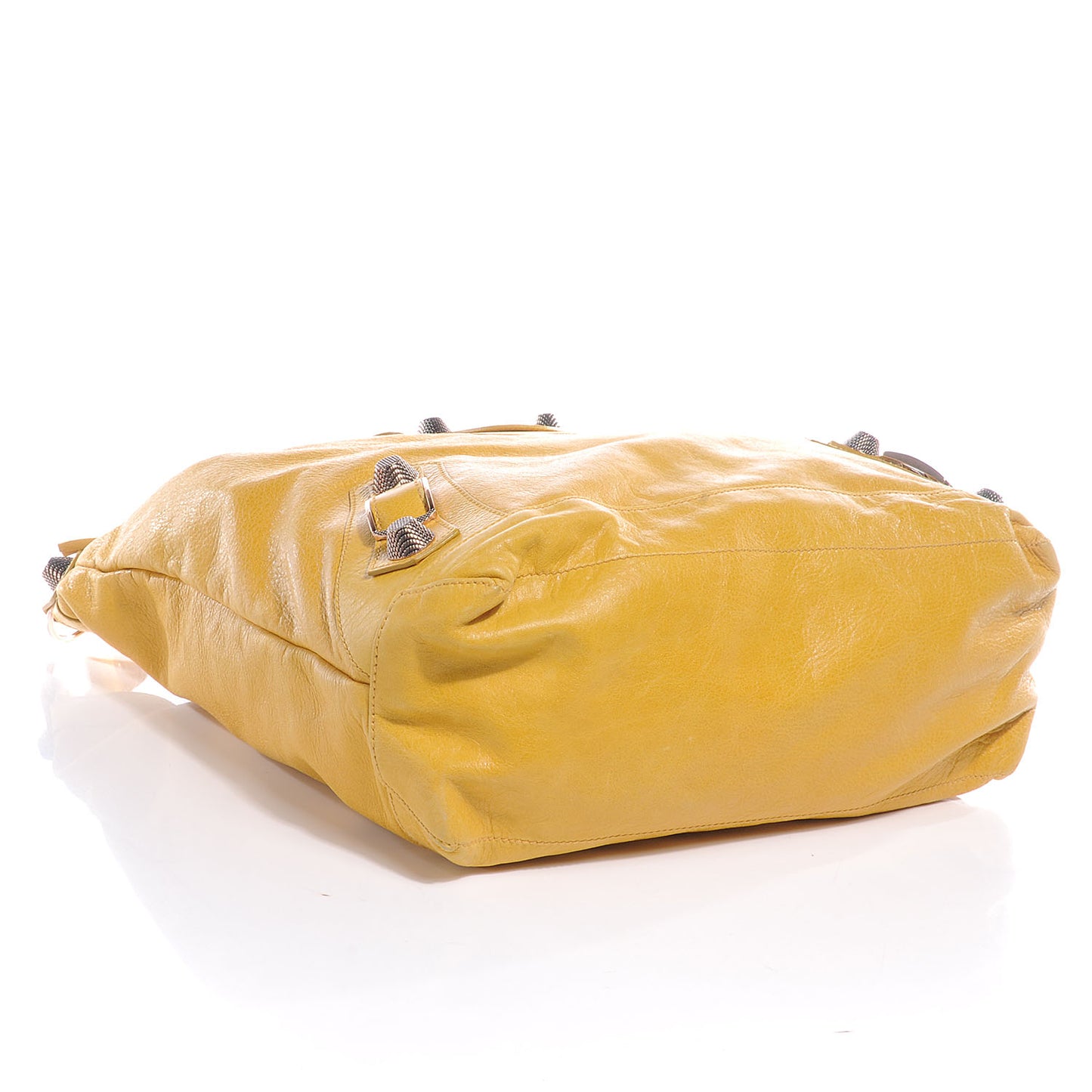 Agneau Giant 21 Rose Gold Hardware Day Hobo Moutarde