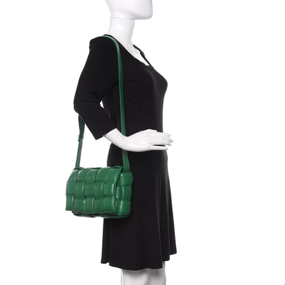 Bottega Veneta Nappa Maxi Intreccio Padded Cassette Crossbody Bag Racing Green 2 of 10