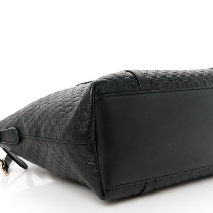 Gucci Soft Microguccissima Small Zippered Satchel Black 11 of 14