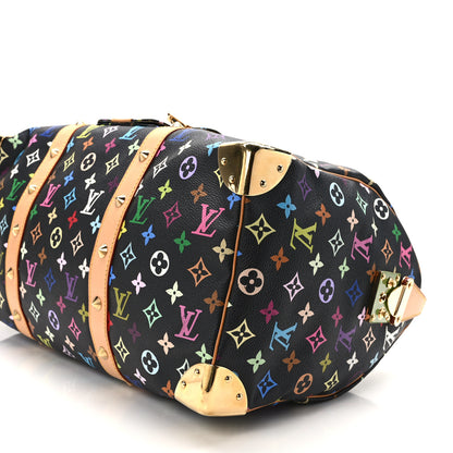 Louis Vuitton Monogram Multicolor Keepall 45 Black 8 of 10