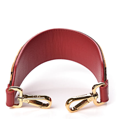 Fendi Velvet FF Mini Strap You Tobacco Fragola 2 of 5