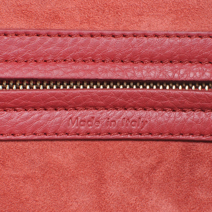 Celine Supple Calfskin Medium Phantom Luggage Vermillion 7 of 9