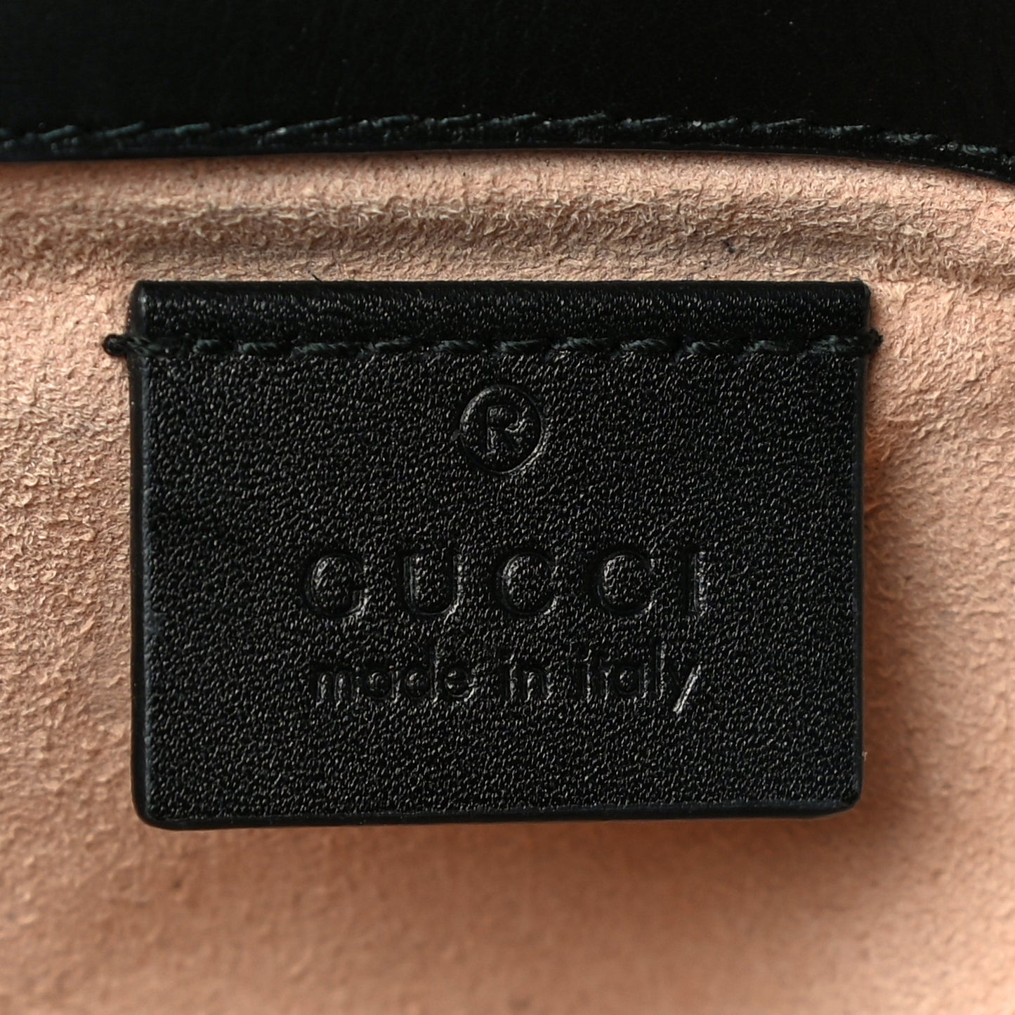Calfskin Matelasse Super Mini GG Marmont Shoulder Bag Black