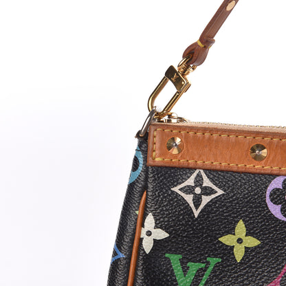 Louis Vuitton Monogram Multicolor Pochette Accessories Black 16 of 16