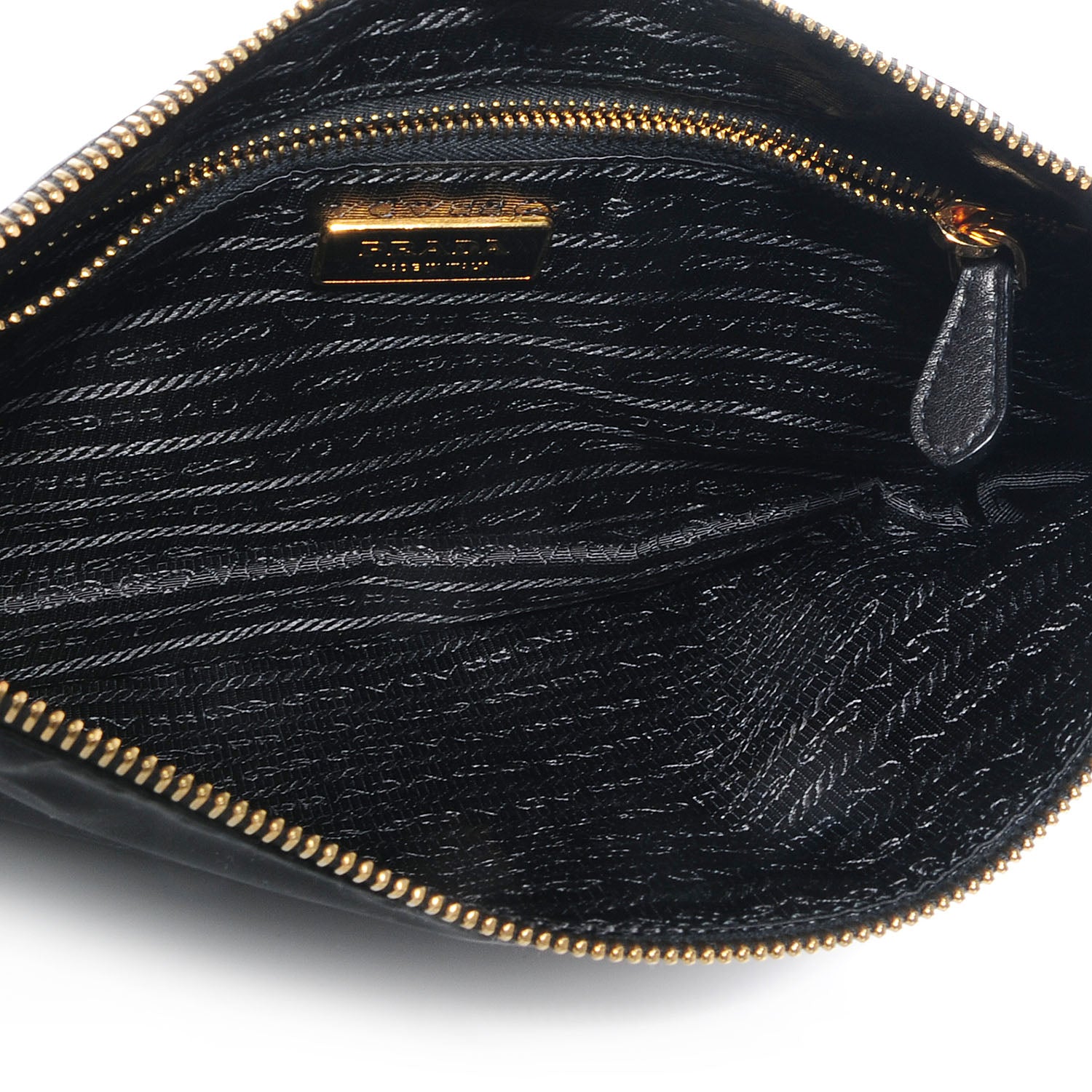 Prada Nylon Shoulder Bag Black 7 of 9