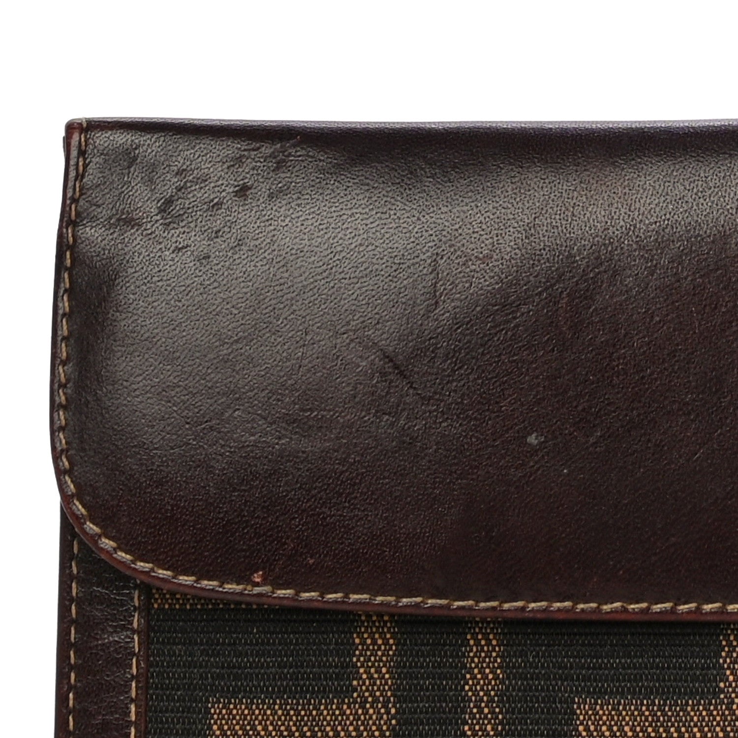 Fendi Zucca Continental Wallet Tobacco 24 of 28