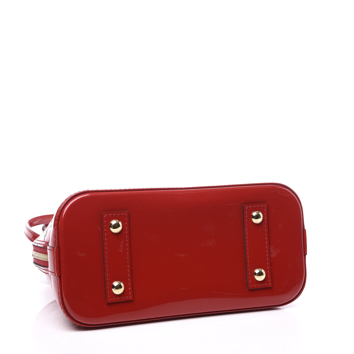 Louis Vuitton Vernis Alma BB Cherry 3 of 10