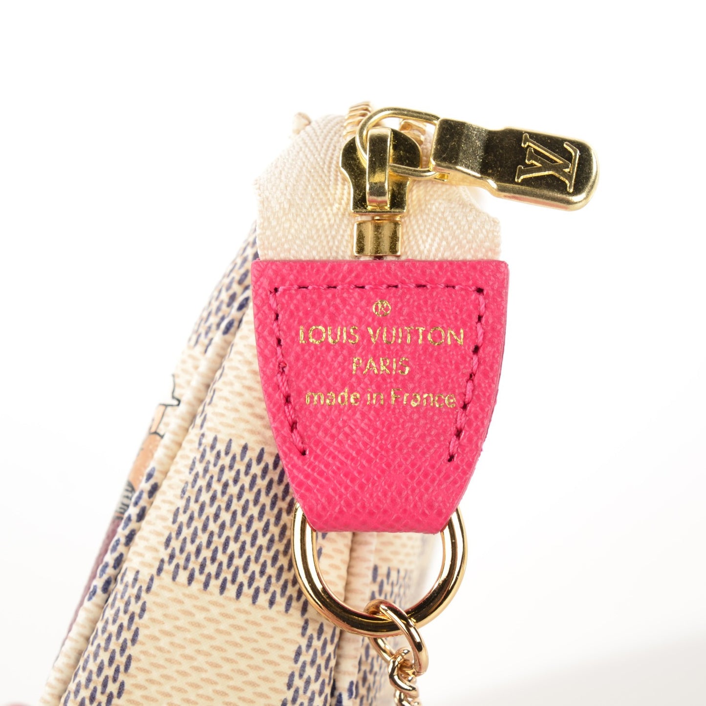 Damier Azur 2015 Christmas Animation Mini Pochette Accessories