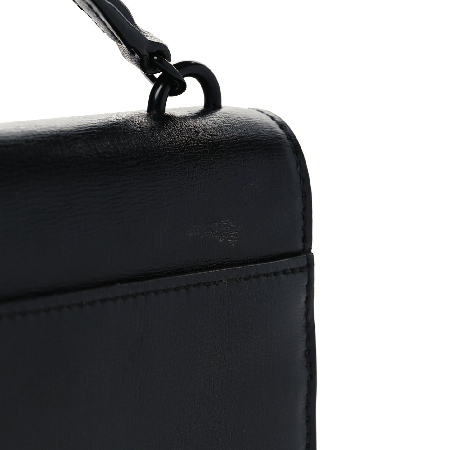 Calfskin Monogram Sunset Chain Wallet Black