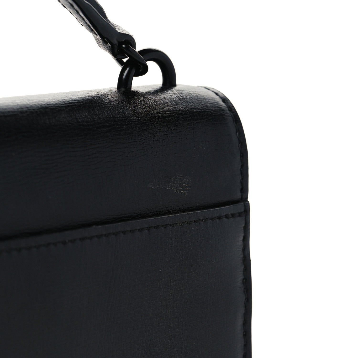 Saint Laurent Calfskin Monogram Sunset Chain Wallet Black 10 of 10