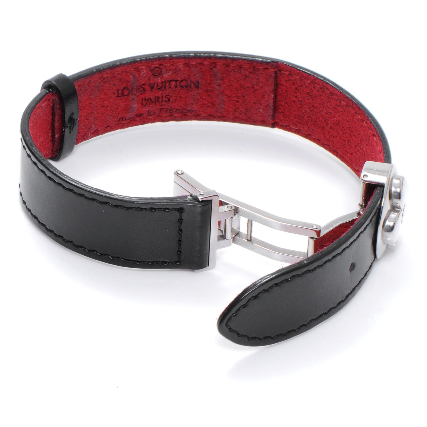 Mat Monogram Wish Bracelet Black