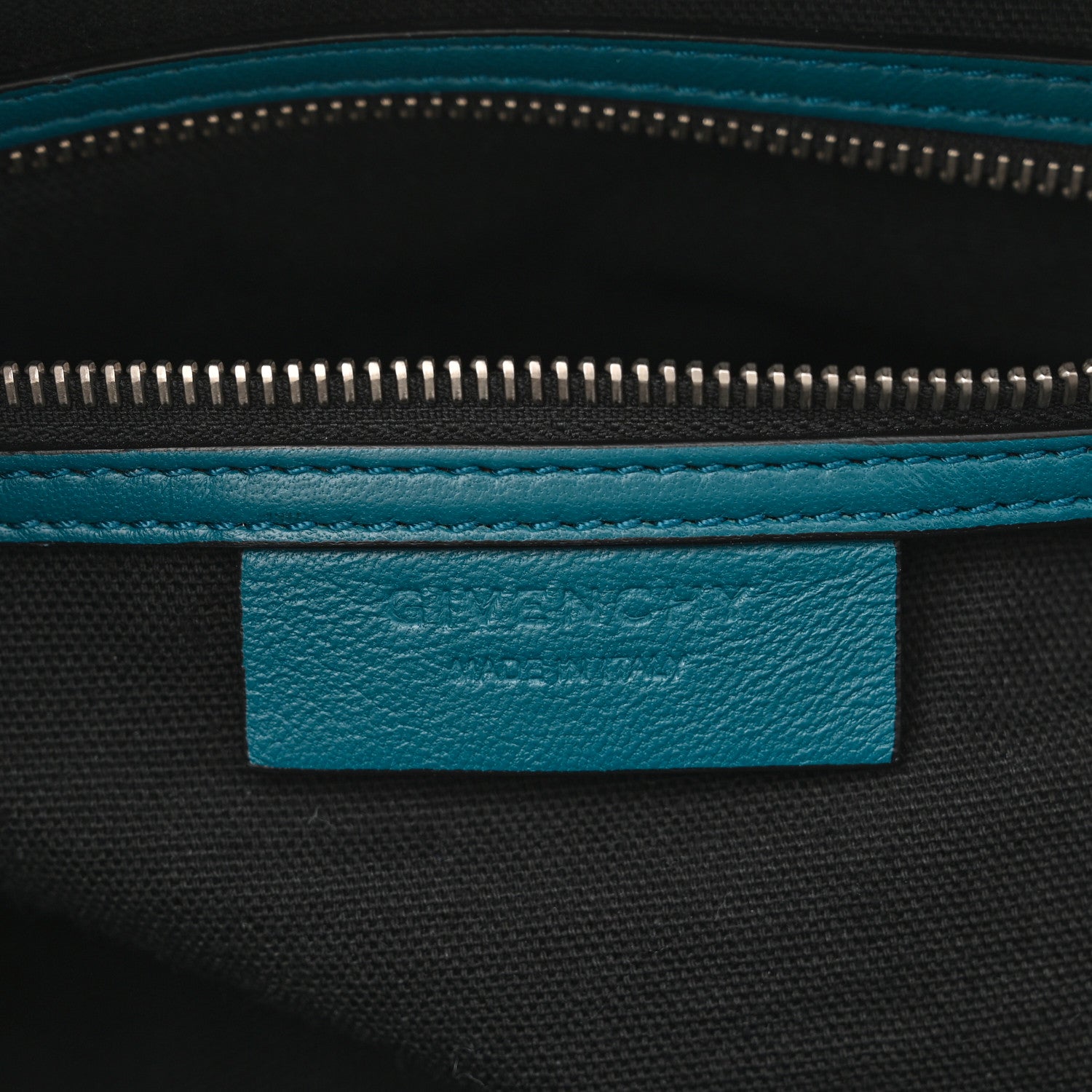 Givenchy Lambskin Perforated Small Antigona Blue 6 of 10