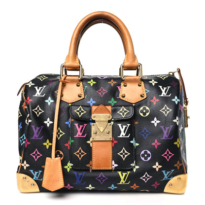 Louis Vuitton Monogram Multicolor Speedy 30 Black 1 of 13