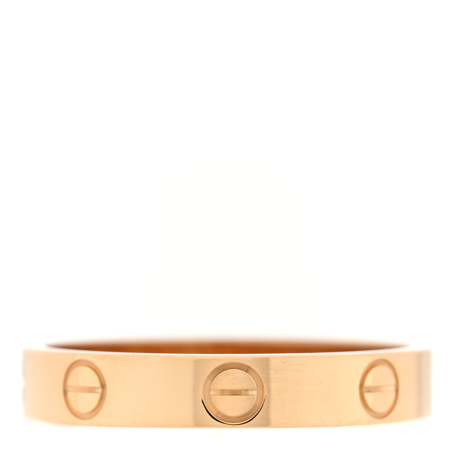 Cartier 18K Yellow Gold 3.5mm LOVE Wedding Band Ring 57 8 3 of 4