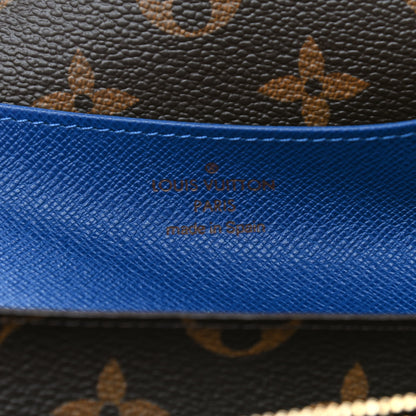 Louis Vuitton Monogram Emilie Wallet Blue 6 of 9