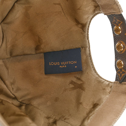 Louis Vuitton Polyester Silk Monogram LV Get Ready Cap M Beige 8 of 10
