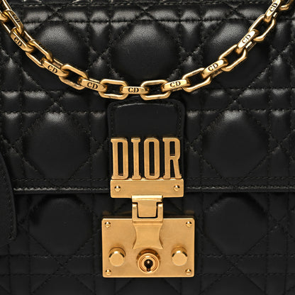Christian Dior Lambskin Cannage Large Dioraddict Flap Bag Black 7 of 10