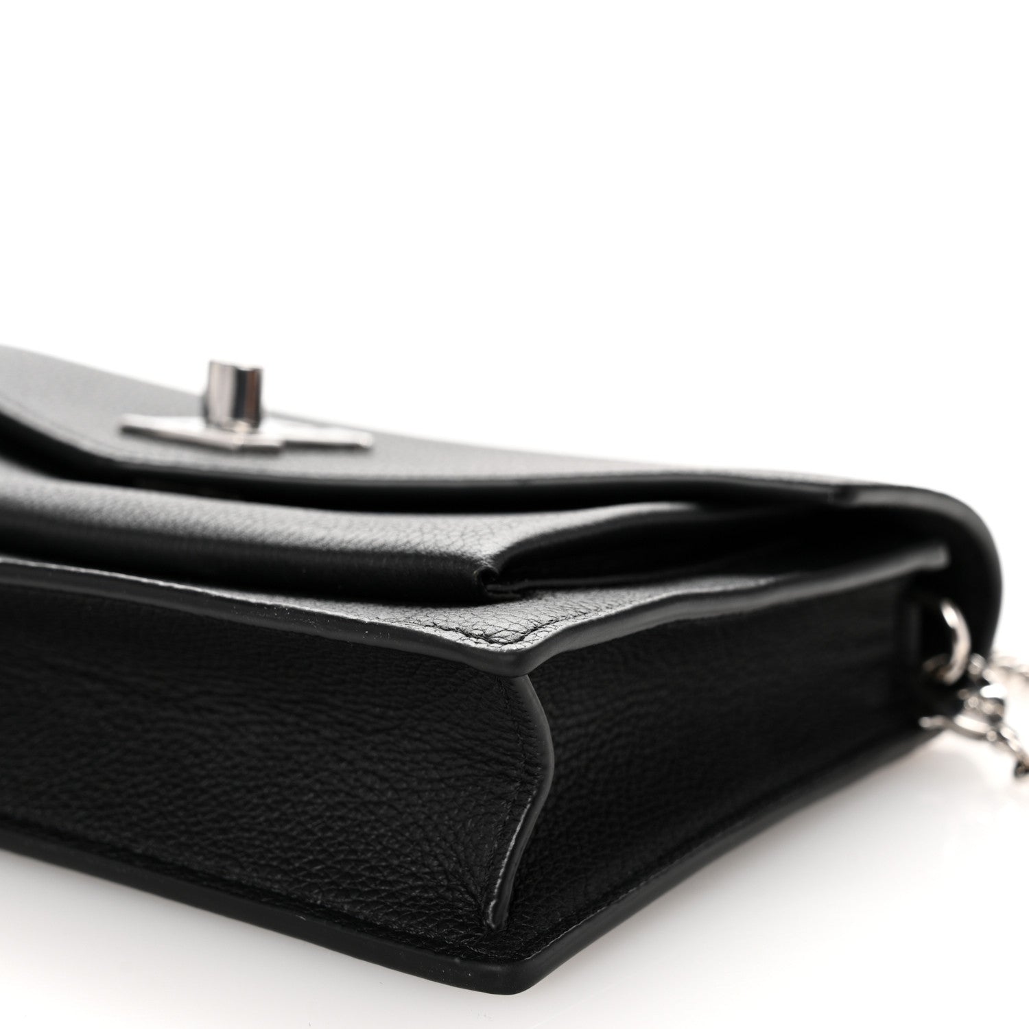 Louis Vuitton Soft Calfskin My Lockme Chain Pochette Black 10 of 10