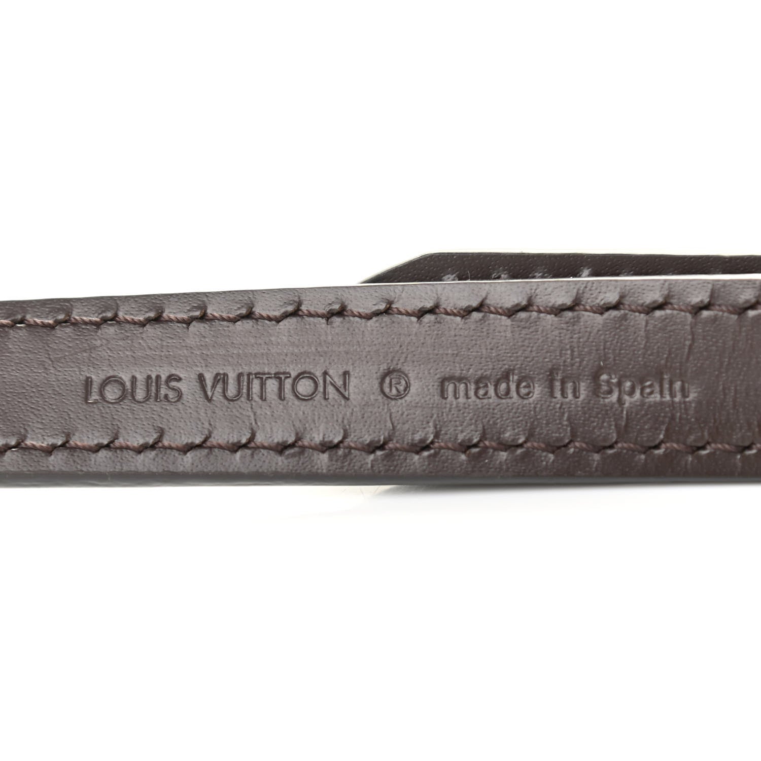 Louis Vuitton Calfskin 16mm Adjustable Shoulder Strap Brown 7 of 8