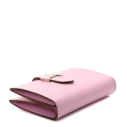 Hermes Epsom Mini Bearn Wallet Mauve Sylvester 4 of 7