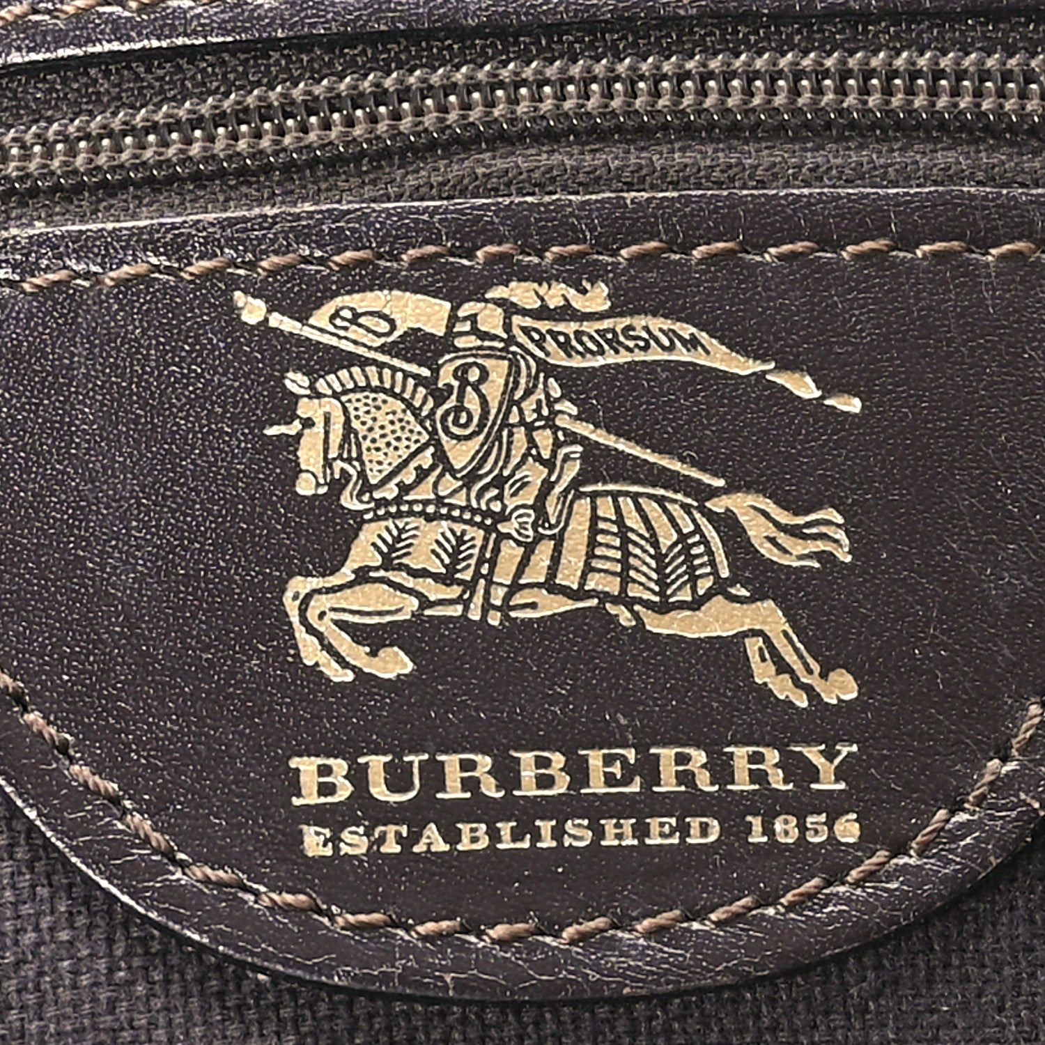 Burberry Haymarket Check Eden Tote Chocolate 6 of 13