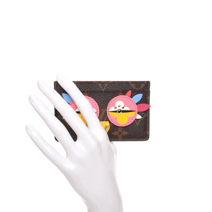 Louis Vuitton Monogram Lovely Birds Card Holder 2 of 8