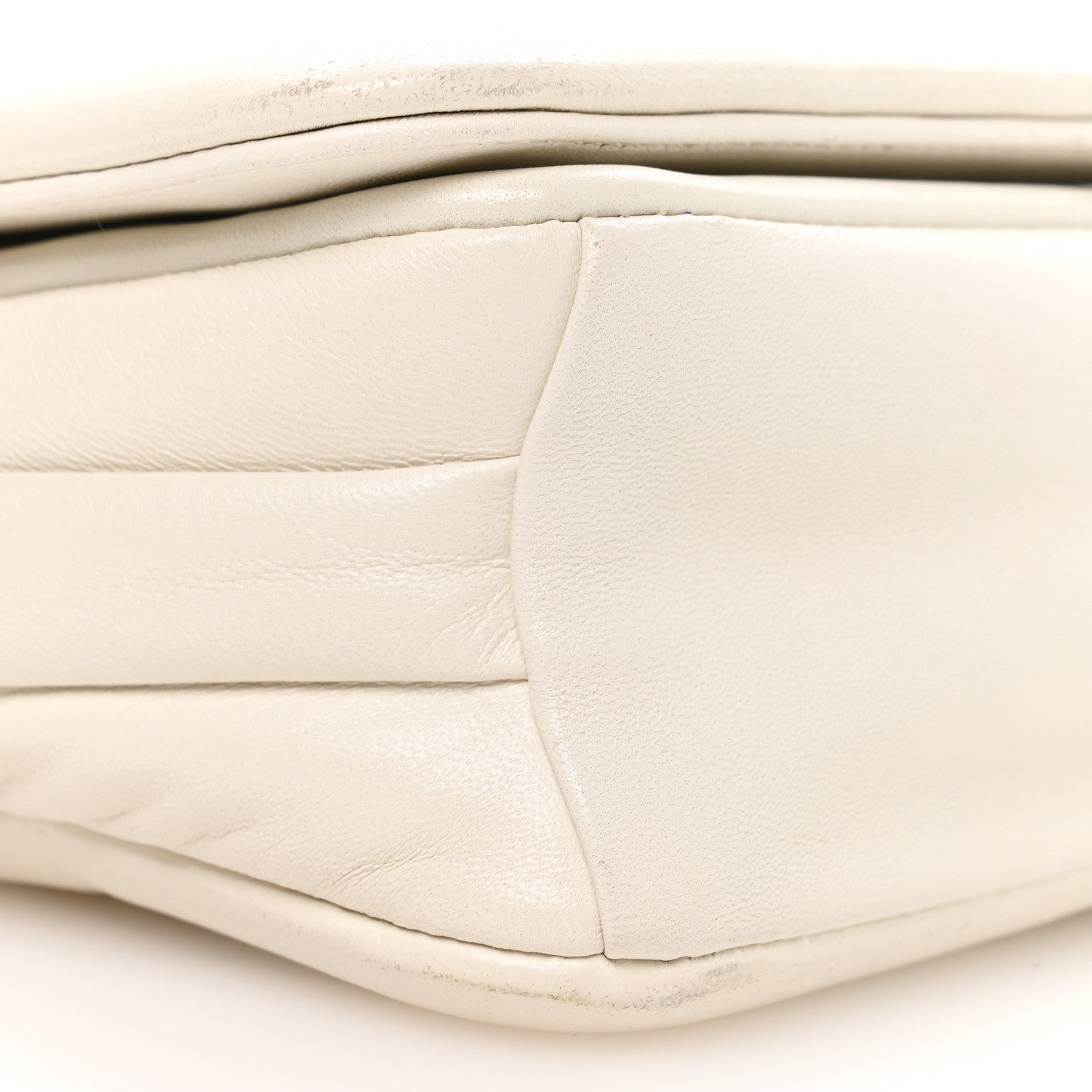 Miu Miu Nappa Matelasse Chain Shoulder Bag White 9 of 10