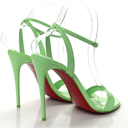 Christian Louboutin Patent Loubigirl 100 Sandals 38 Tropique 4 of 7