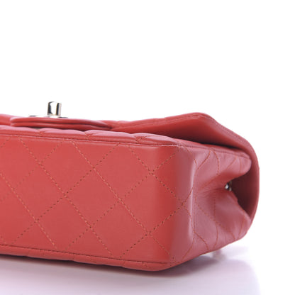 Chanel Lambskin Quilted Mini Rectangular Flap Red 7 of 10