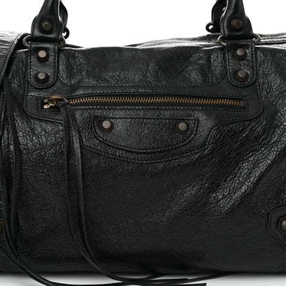 Balenciaga Agneau Classic Hardware Boston Black 9 of 12