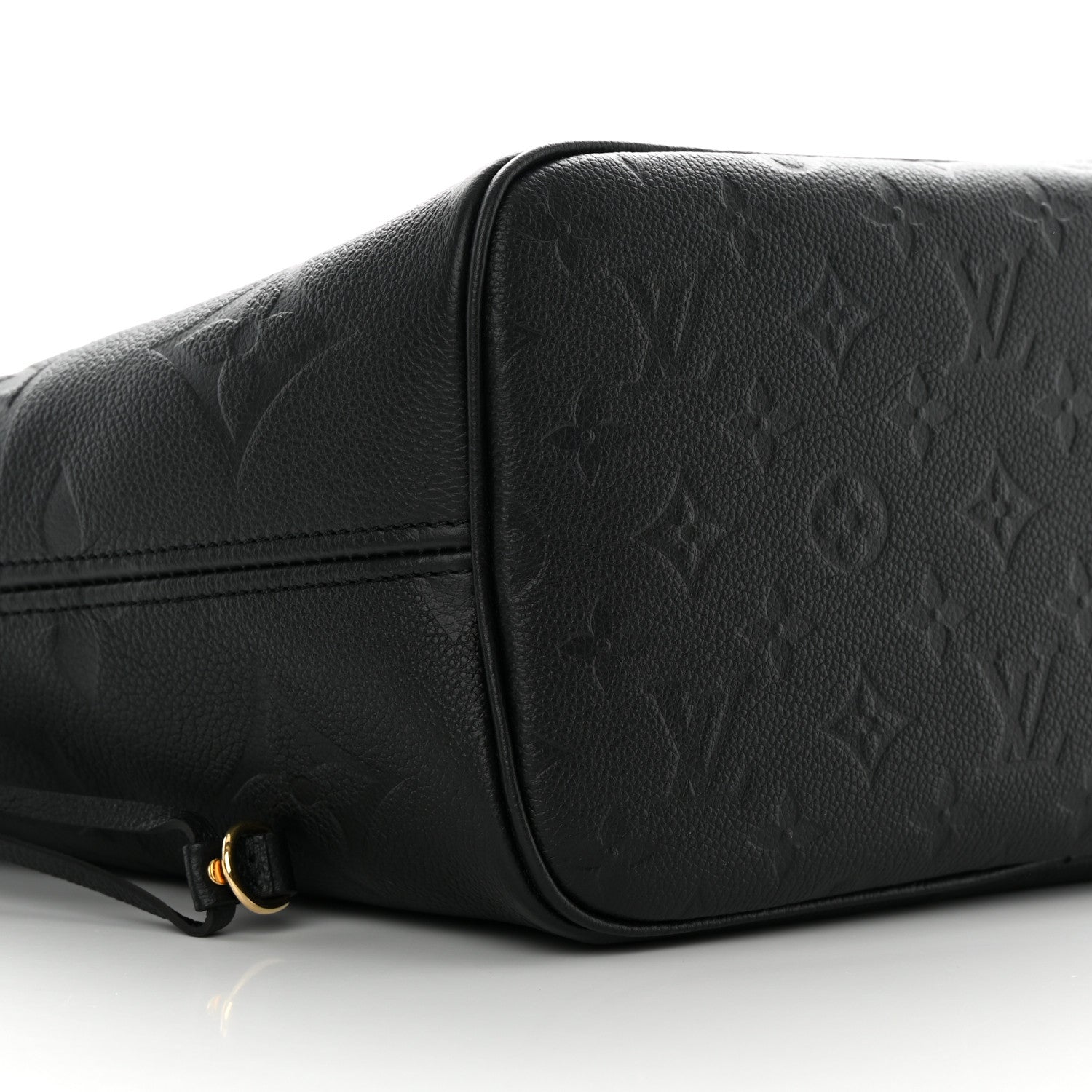 Louis Vuitton Empreinte Monogram Giant Neverfull MM Black 9 of 11