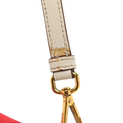 Prada Paglia City Calfskin Bucket Bag Naturale White 12 of 12