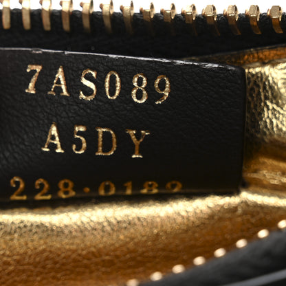 Fendi Vitello Grace Matte Nano Fendigraphy Hobo Charm Black 7 of 11