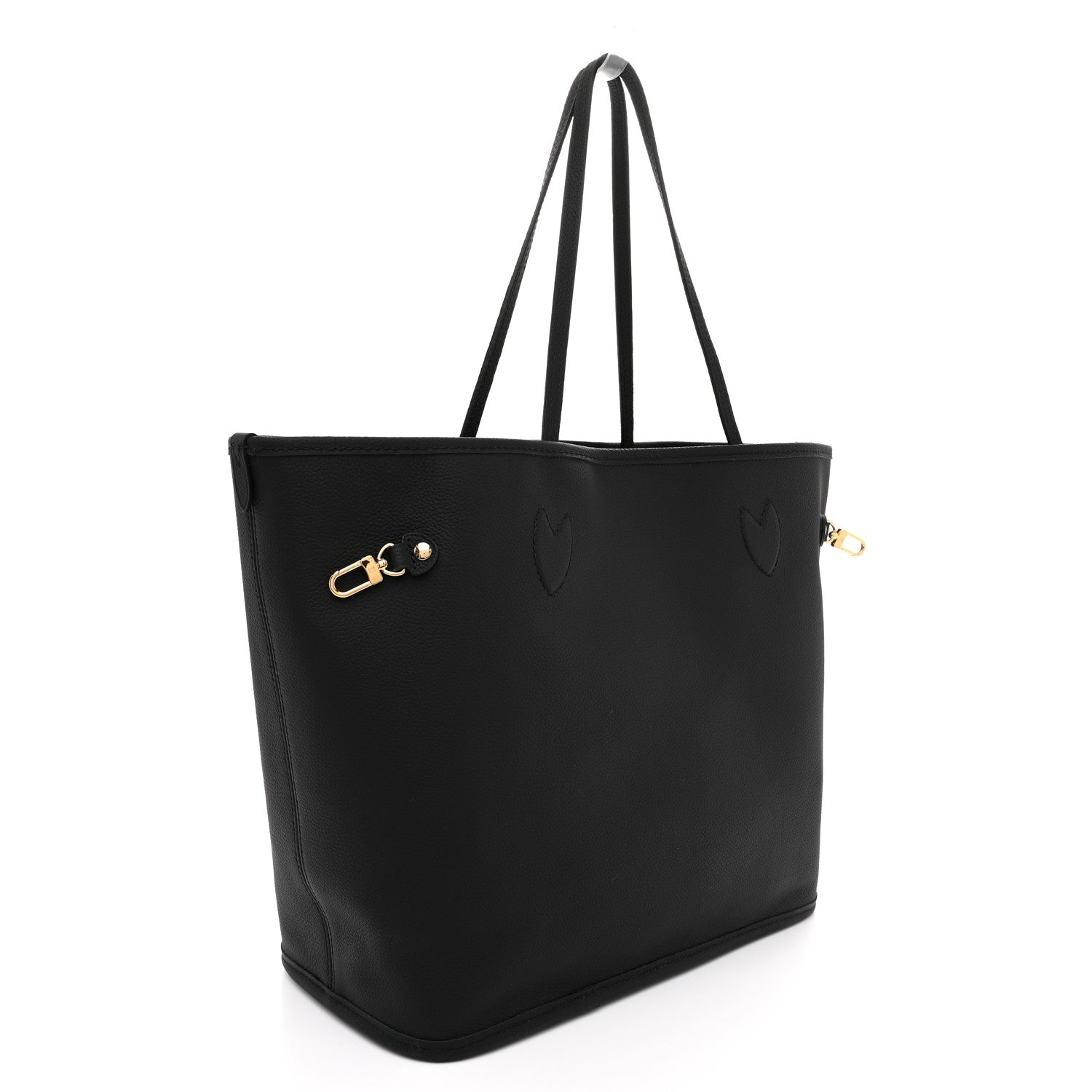 Louis Vuitton Monogram Calfskin Neo Neverfull Inside Out MM Black 4 of 12