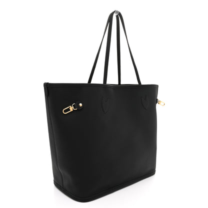 Louis Vuitton Monogram Calfskin Neo Neverfull Inside Out MM Black 4 of 12