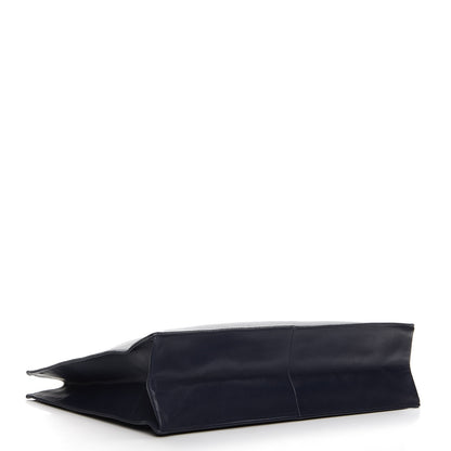 Chanel Lambskin CC Tote Navy 4 of 12