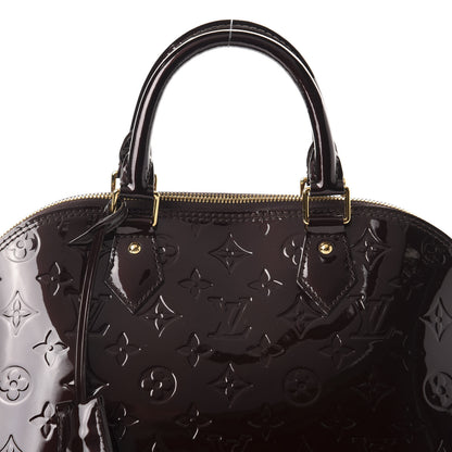 Louis Vuitton Vernis Alma PM Amarante 8 of 8