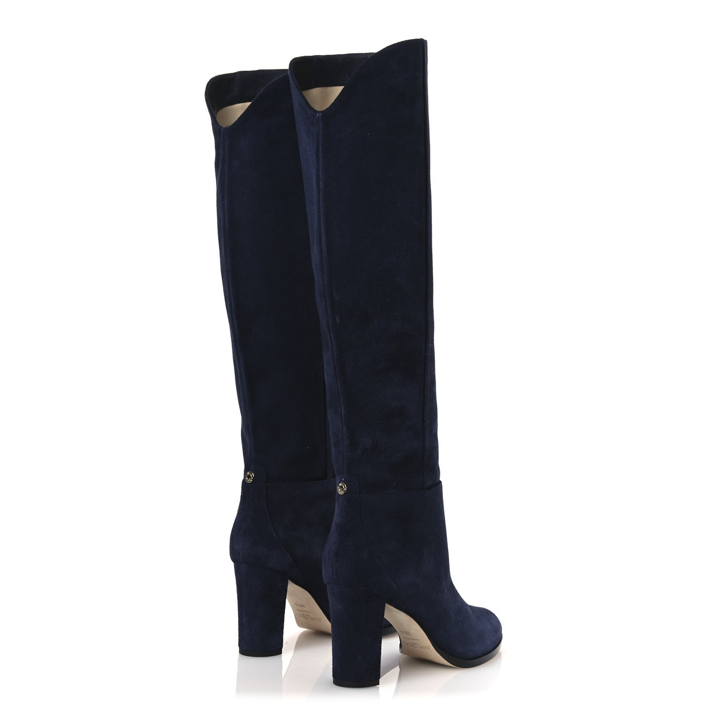 Suede Natalie 80 Boots 39.5 Navy