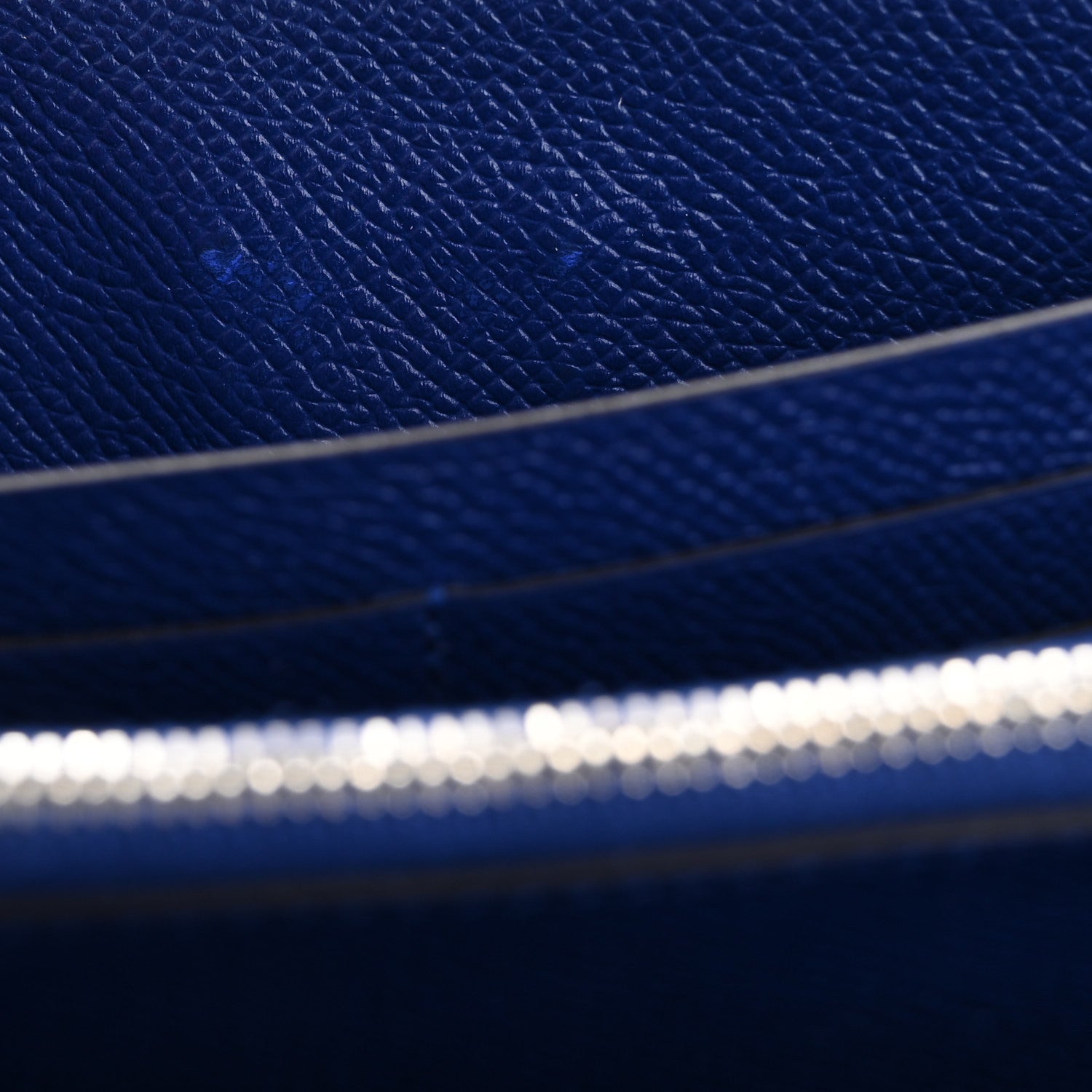 Hermes Epsom Kelly Longue Wallet Bleu Electrique 9 of 17