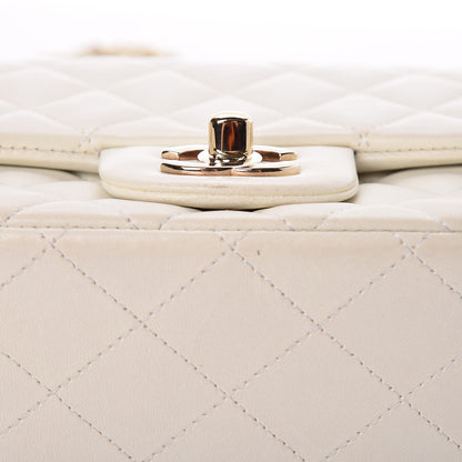 Chanel Lambskin Quilted Mini Square Flap White 15 of 18