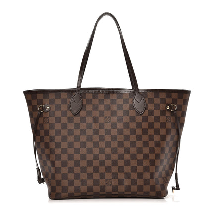 Louis Vuitton Damier Ebene Neo Neverfull MM Rose Ballerine 3 of 9