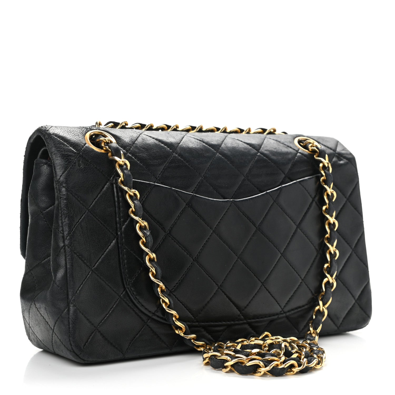 Chanel Lambskin Quilted Small Double Flap Black 3 of 15