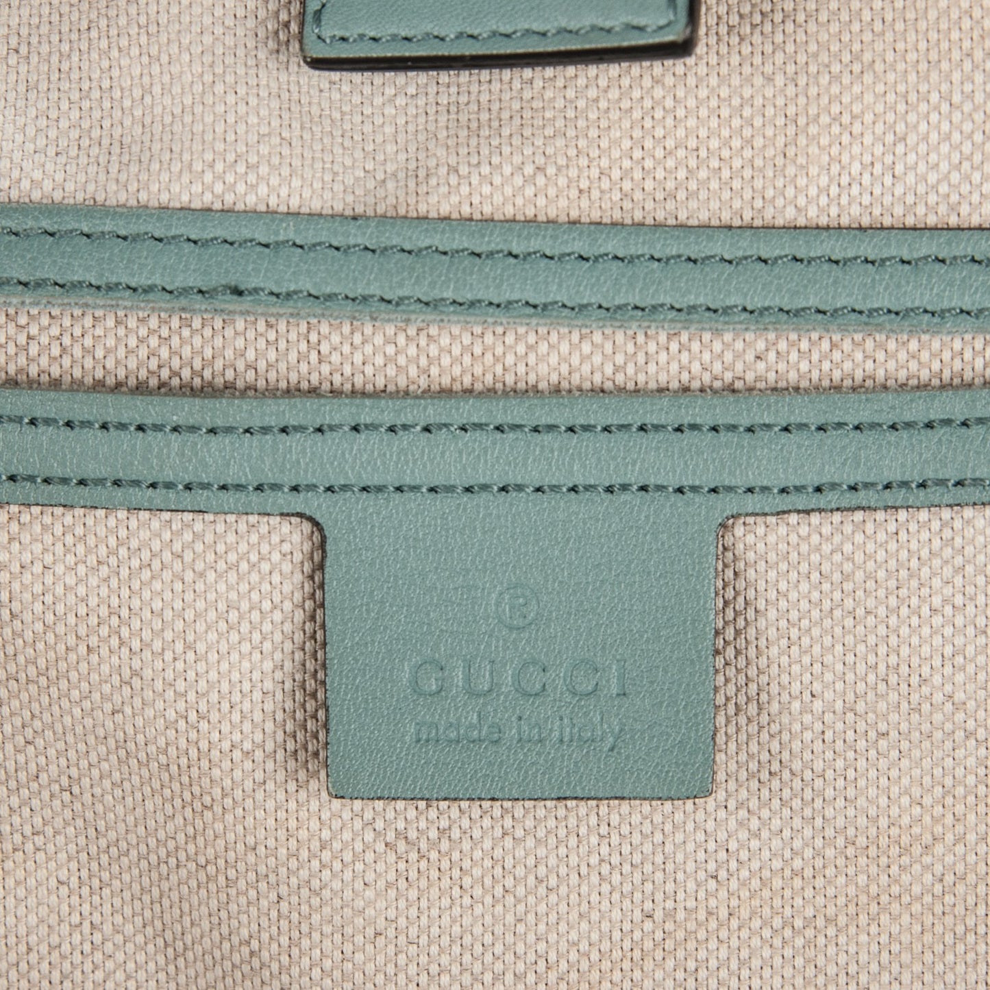 GG Plus Monogram Medium Joy Tote Light Blue